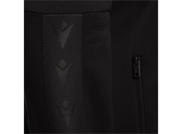 Aurora Full Zip Top Dame BLK/WHT XS Sporty fleecejakke 